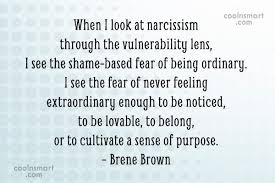 Narcissim, Shame and Trump